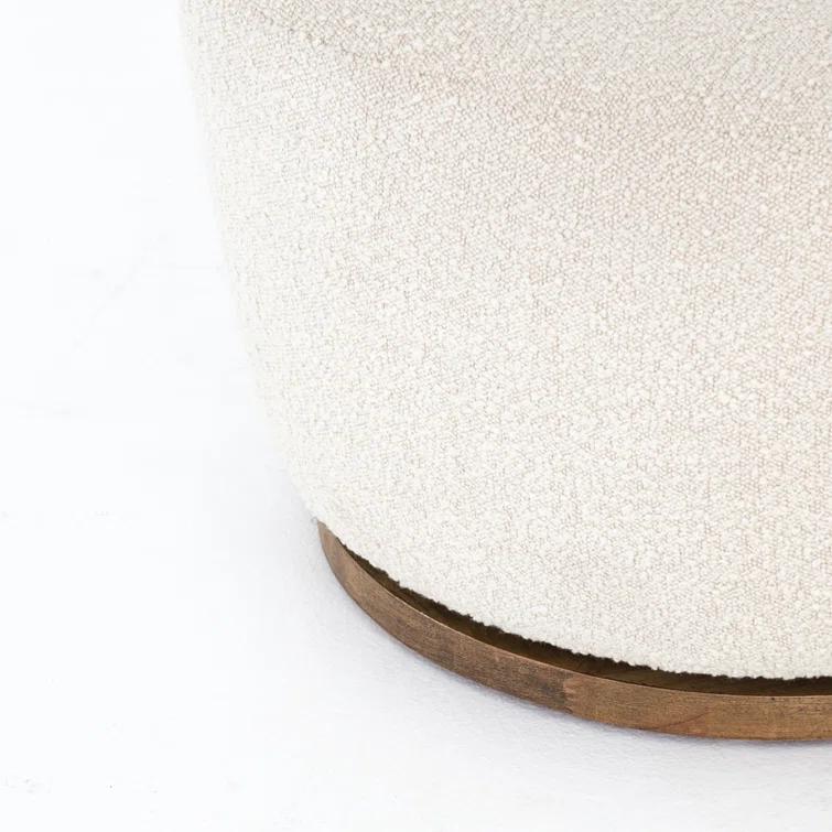 Margie Swivel Chair - Natural Boucle