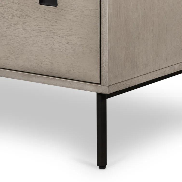 Iron & Acacia 5-Drawer Dresser (36")