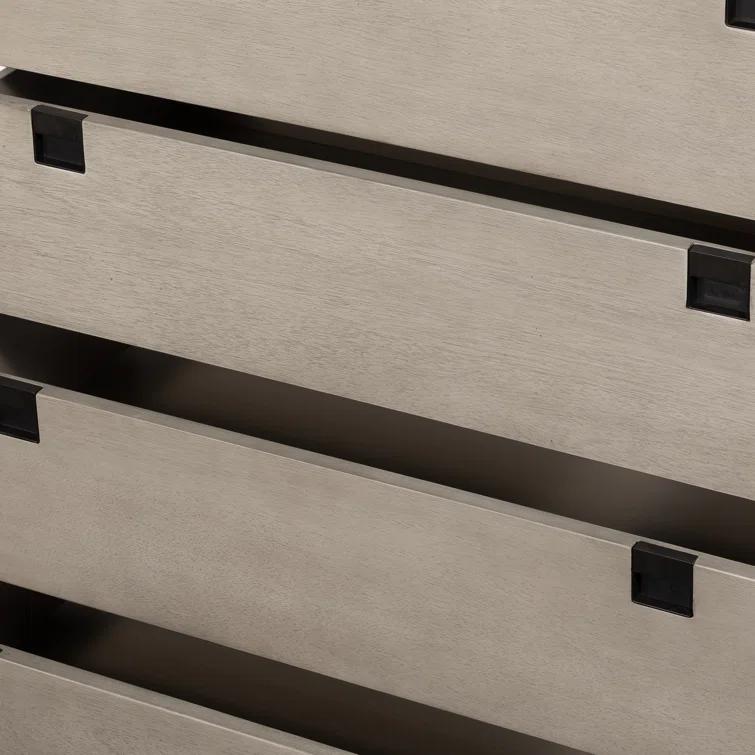Iron & Acacia 5-Drawer Dresser (36")