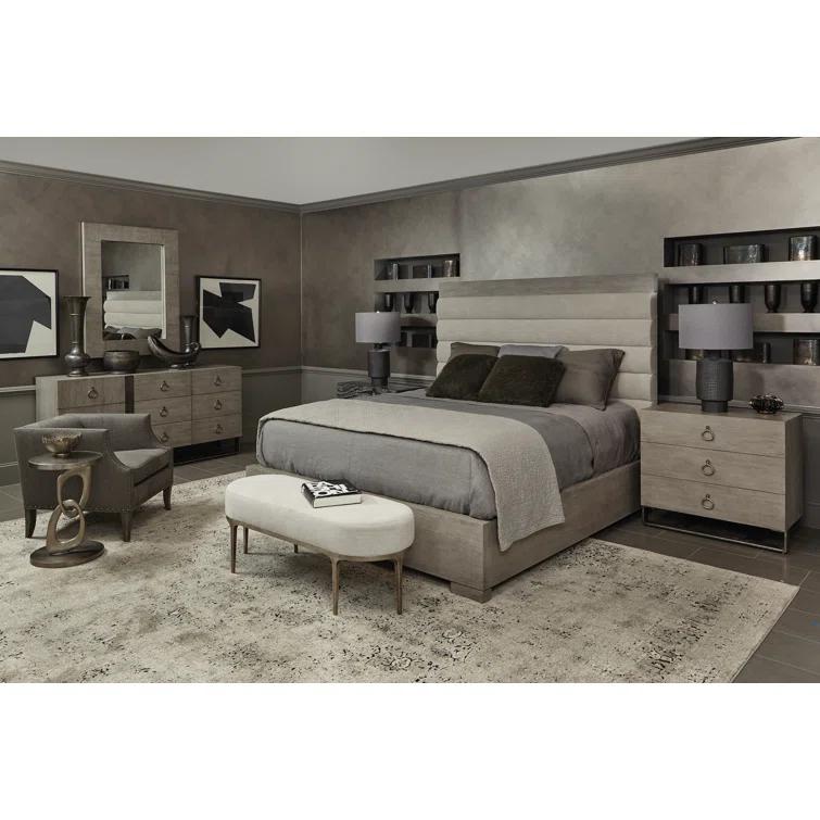 Linea Polyester Upholstered Bench