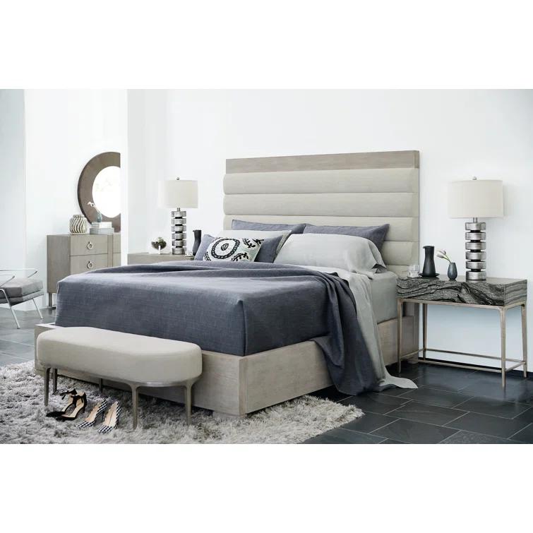 Linea Polyester Upholstered Bench
