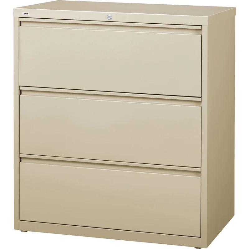 Putty 3-Drawer Lockable Lateral File Cabinet