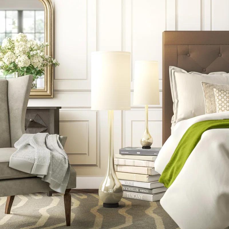 Bulb Floor Lamp-Nickel