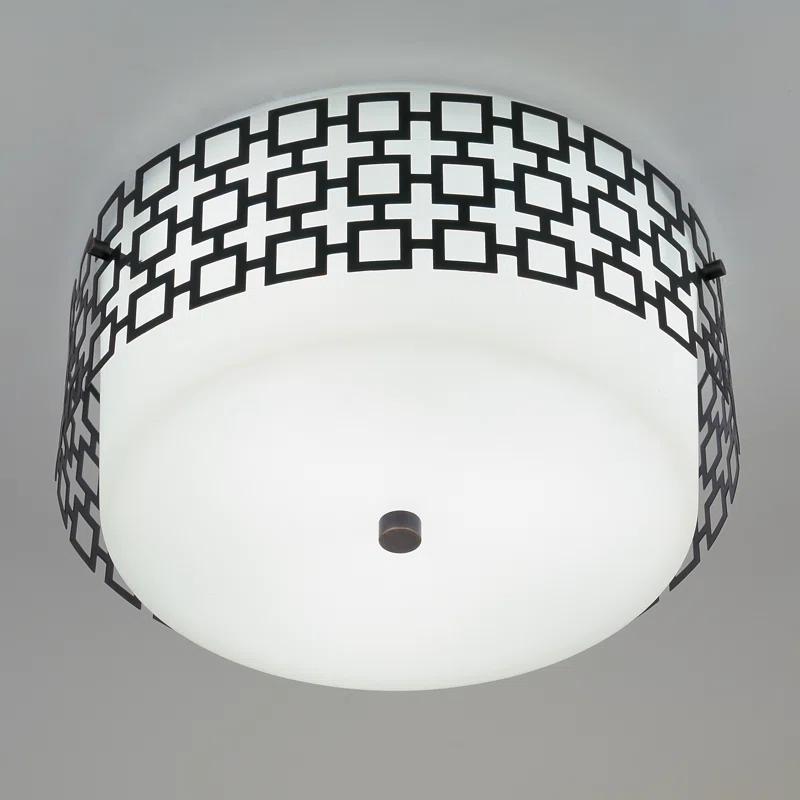 Parker Glass Flush Mount