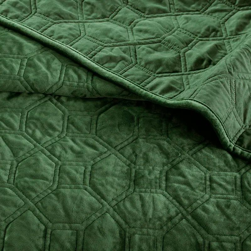 Madison Park Harper 3 Piece Velvet Quilt Set