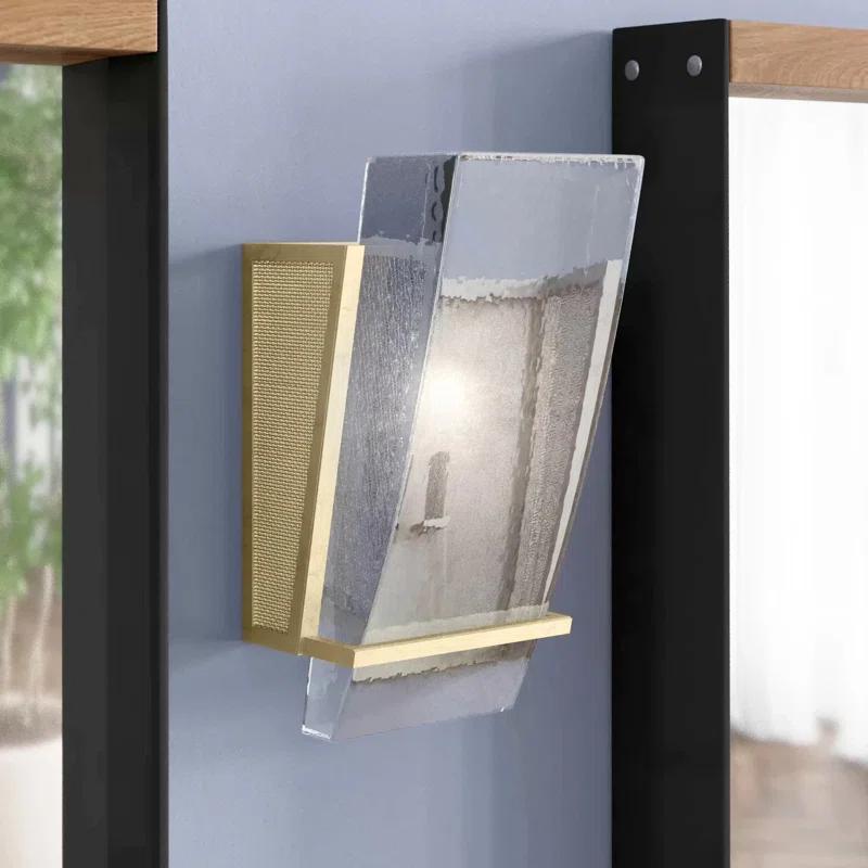 Fine Art Handcrafted Lighting Crownstone Flush Mounted Sconce