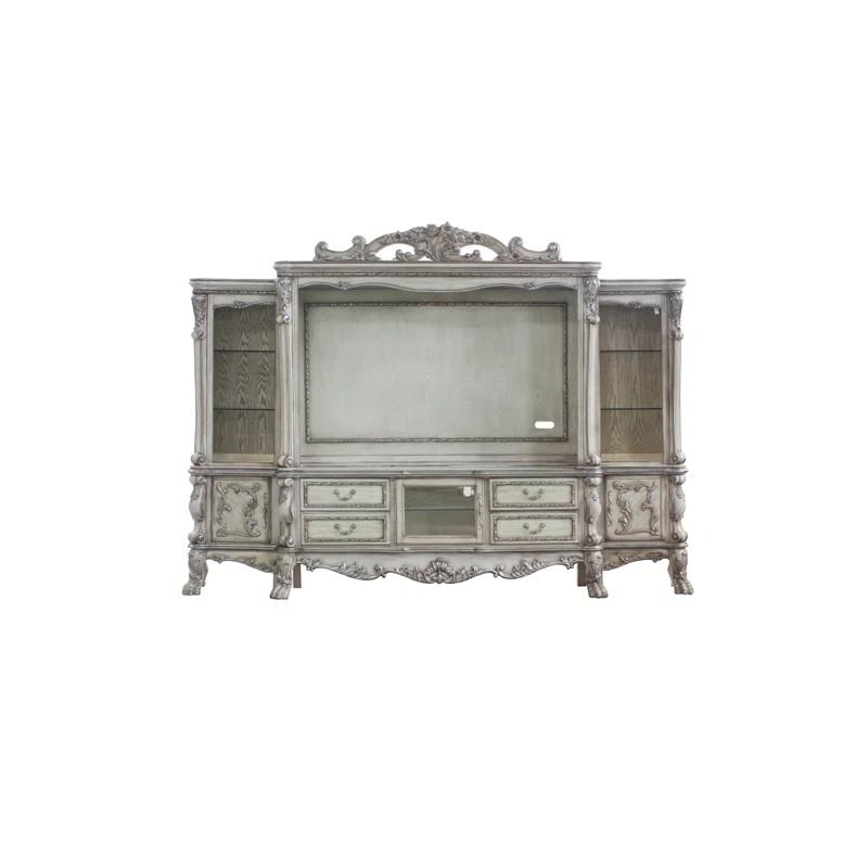 Rosdorf Park Meriel Entertainment Center In Vintage Bone White