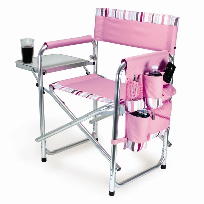 Sports Outdoor Portable Camp Chair with Side Table