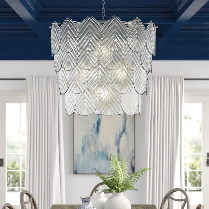 Murano Leaf Chandelier