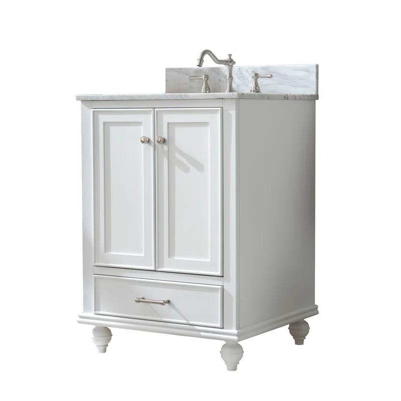 Melissa 24" Single Vanity - Grain White