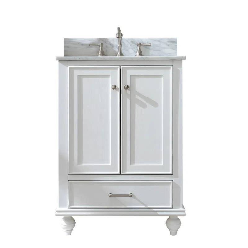 Melissa 24" Single Vanity - Grain White