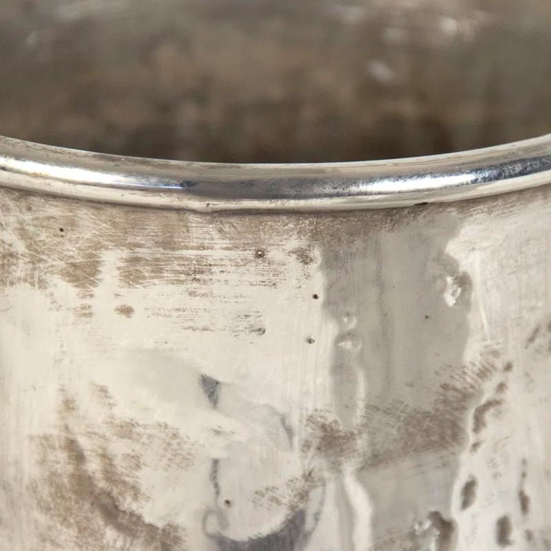 Distressed Metallic Pitcher