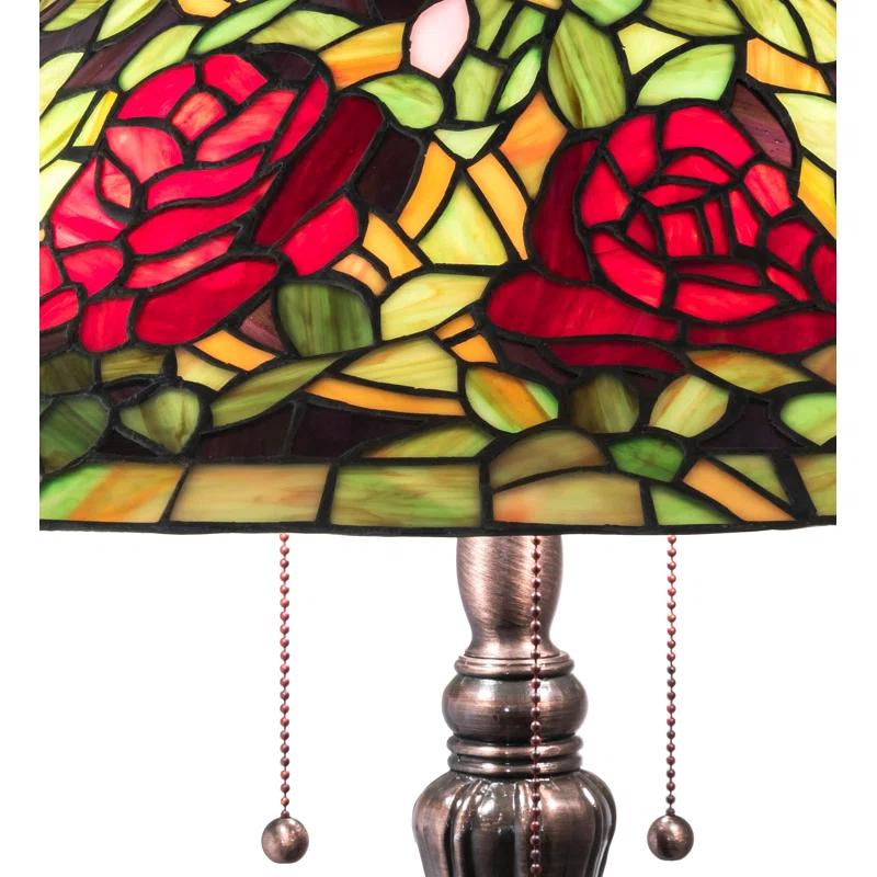 Meyda Lighting Meyda Tiffany & Stained Glass Metal Table Lamp