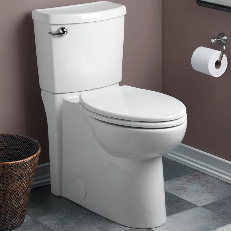 American Standard Cadet 1.28 Gallons GPF Elongated Comfort Height Floor Mounted Two-Piece Toilet (Seat Included)