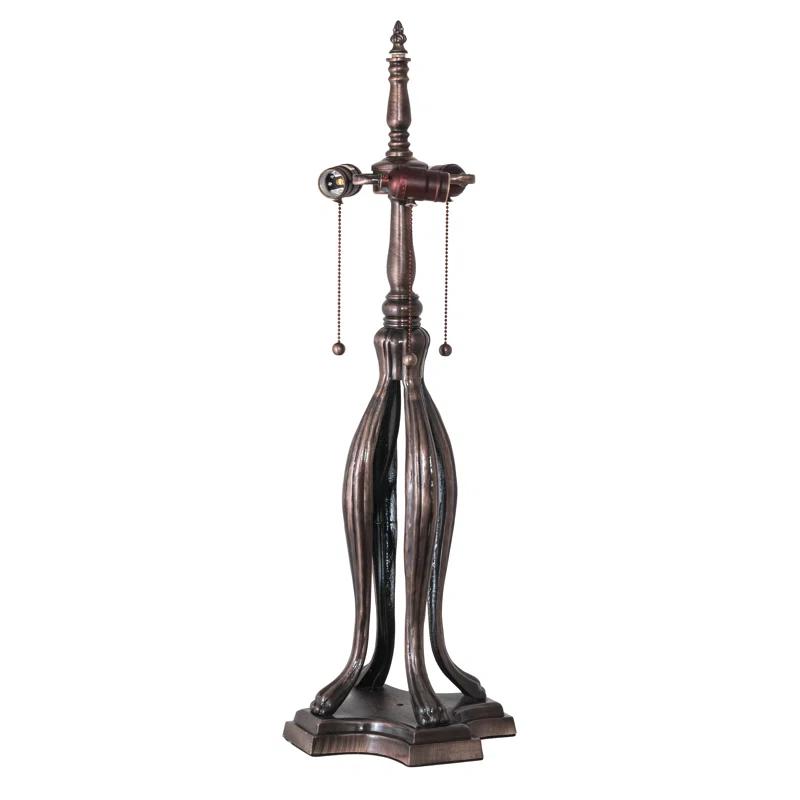 Meyda Lighting Meyda Tiffany & Stained Glass Metal Table Lamp