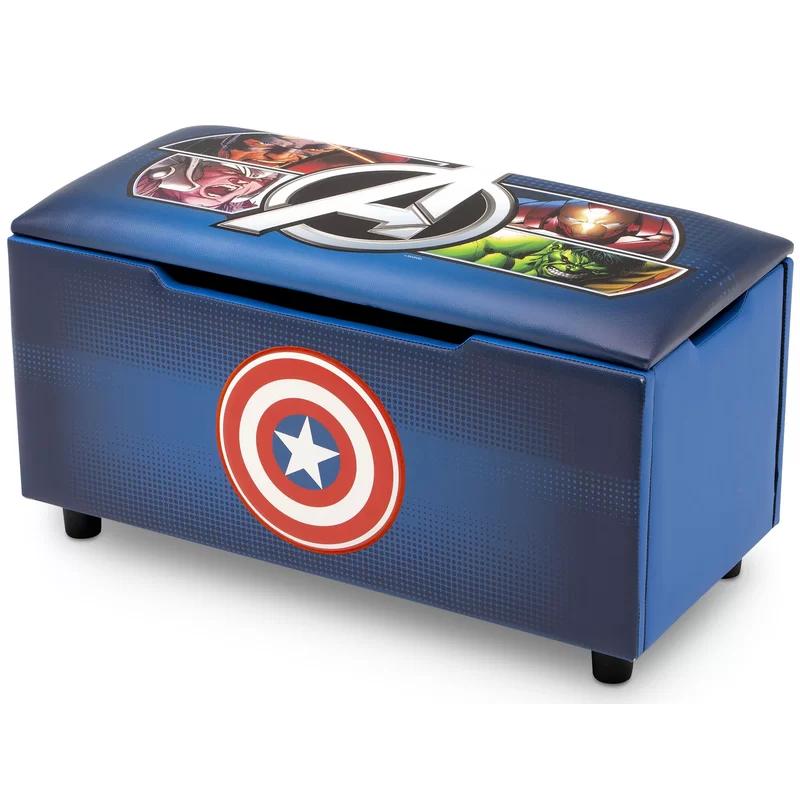 Delta Children Marvel Avengers 3D Upholstered Storage Bench