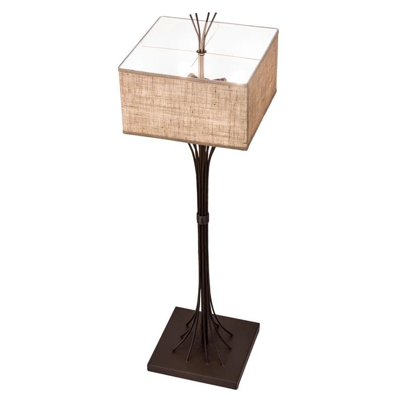 Meyda Lighting Rustic Lodge 63'' Black Coffee Traditional Floor Lamp