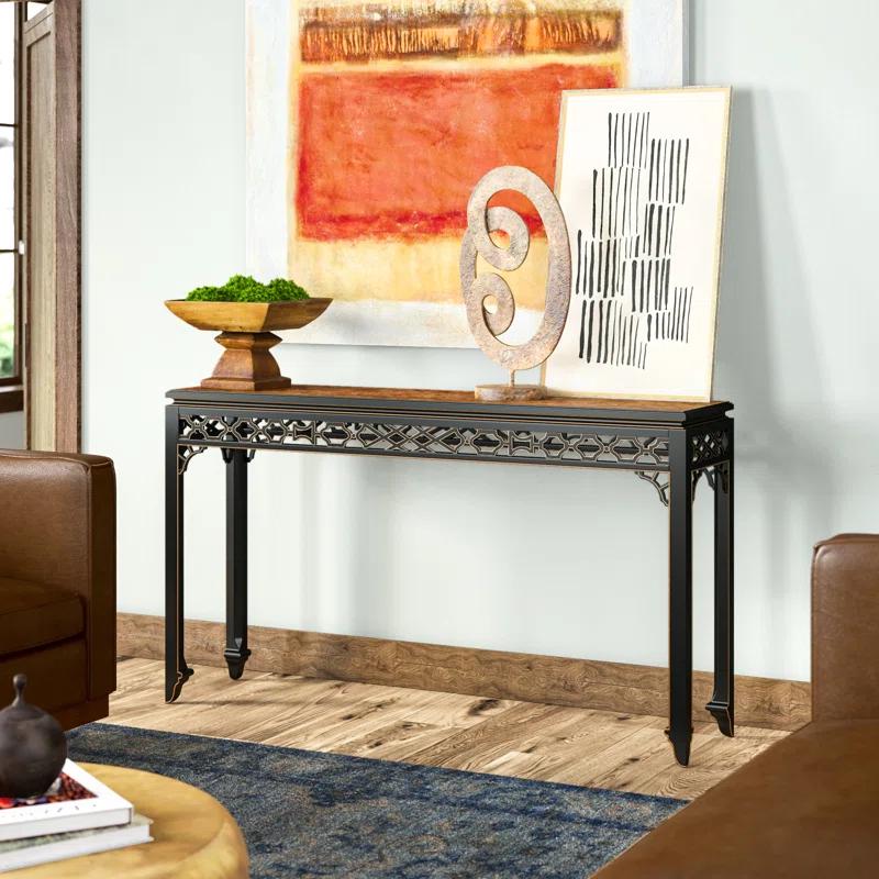 Althorp Living History 60'' Solid Wood Top Console Table