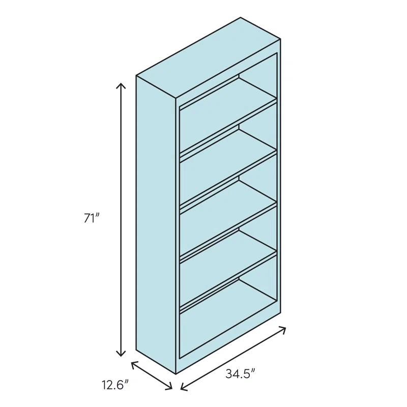 Brigade 71" H x 34.5" W Standard Bookcase