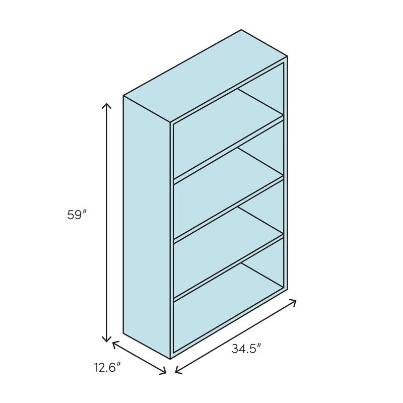 Brigade 71" H x 34.5" W Standard Bookcase