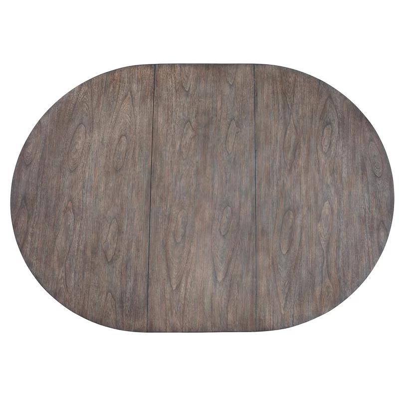 Lincoln Park Reclaimed Wood Extendable Oval Dining Table