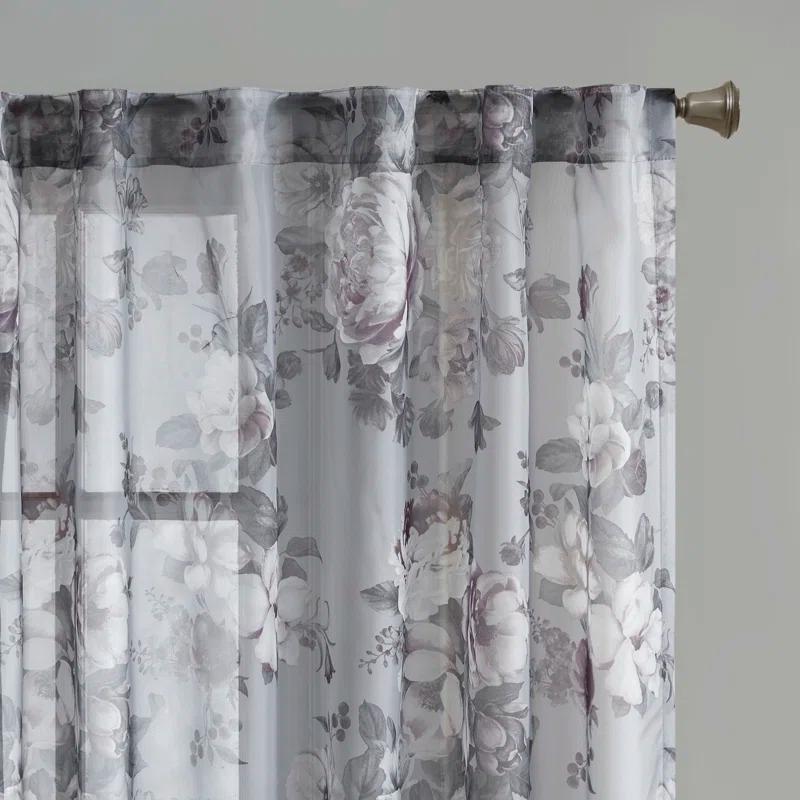 Madison Park Simone Marcus Sheer Curtain Panel
