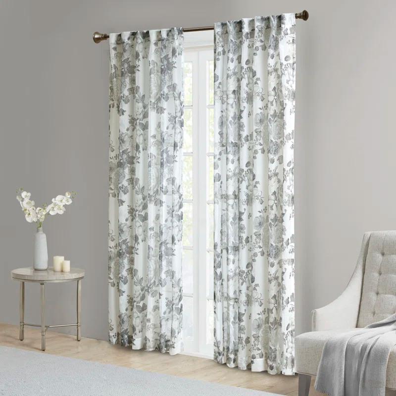Madison Park Simone Marcus Sheer Curtain Panel