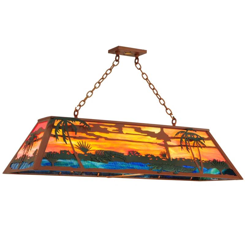 Old Forge 46" L Old Forge Oblong Pendant