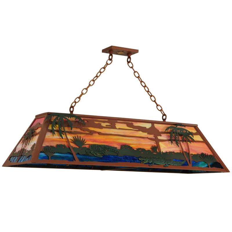 Old Forge 46" L Old Forge Oblong Pendant