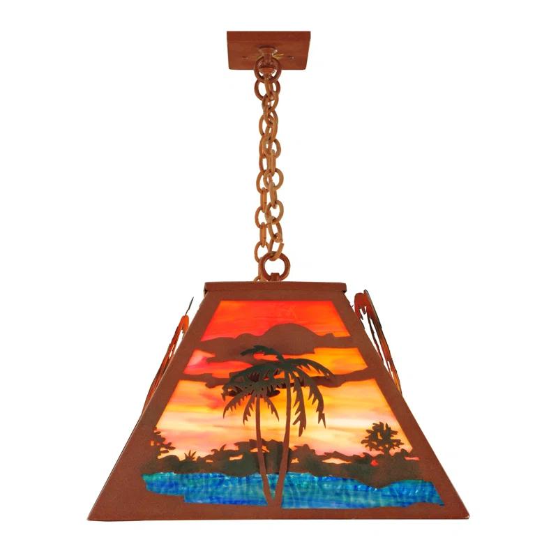 Old Forge 46" L Old Forge Oblong Pendant