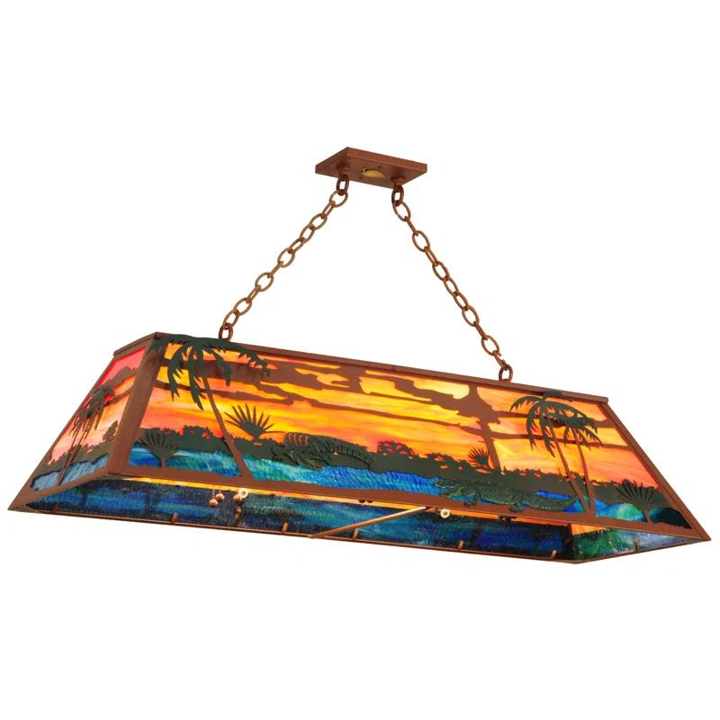 Old Forge 46" L Old Forge Oblong Pendant