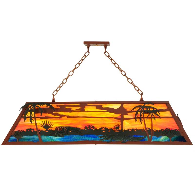 Old Forge 46" L Old Forge Oblong Pendant