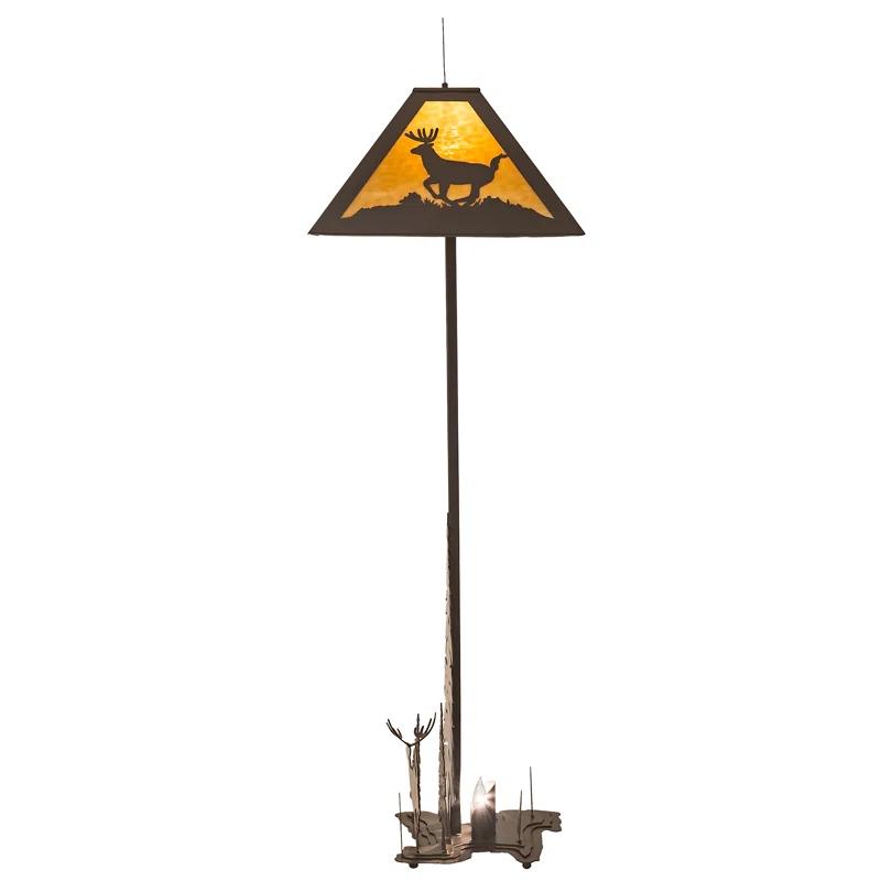 Rustic Lodge 77'' Timeless Bronze Novelty Floor Lamp