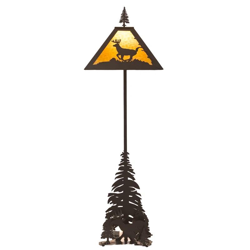 Rustic Lodge 77'' Timeless Bronze Novelty Floor Lamp