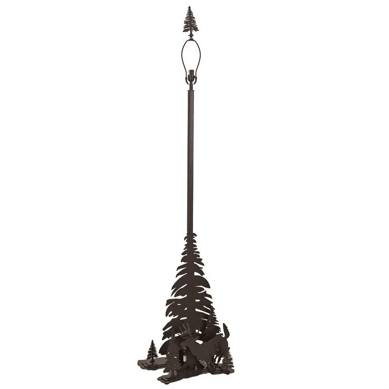 Rustic Lodge 77'' Timeless Bronze Novelty Floor Lamp