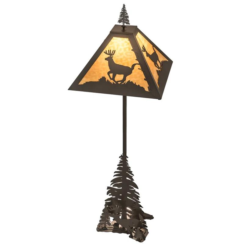 Rustic Lodge 77'' Timeless Bronze Novelty Floor Lamp