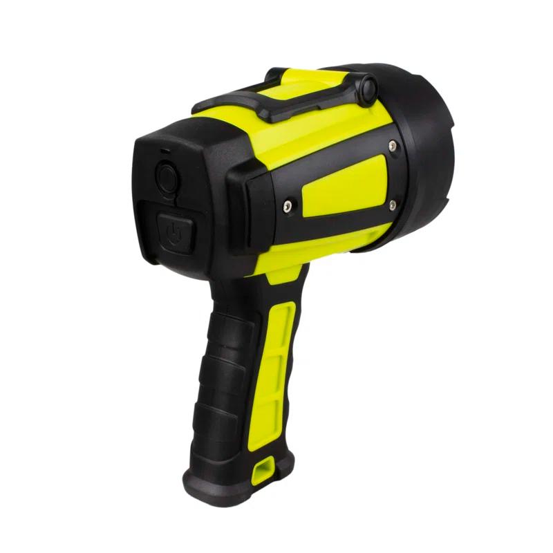 Brite-Nite 600 Lumens Yellow LED Rechargeable Waterproof Spotlight