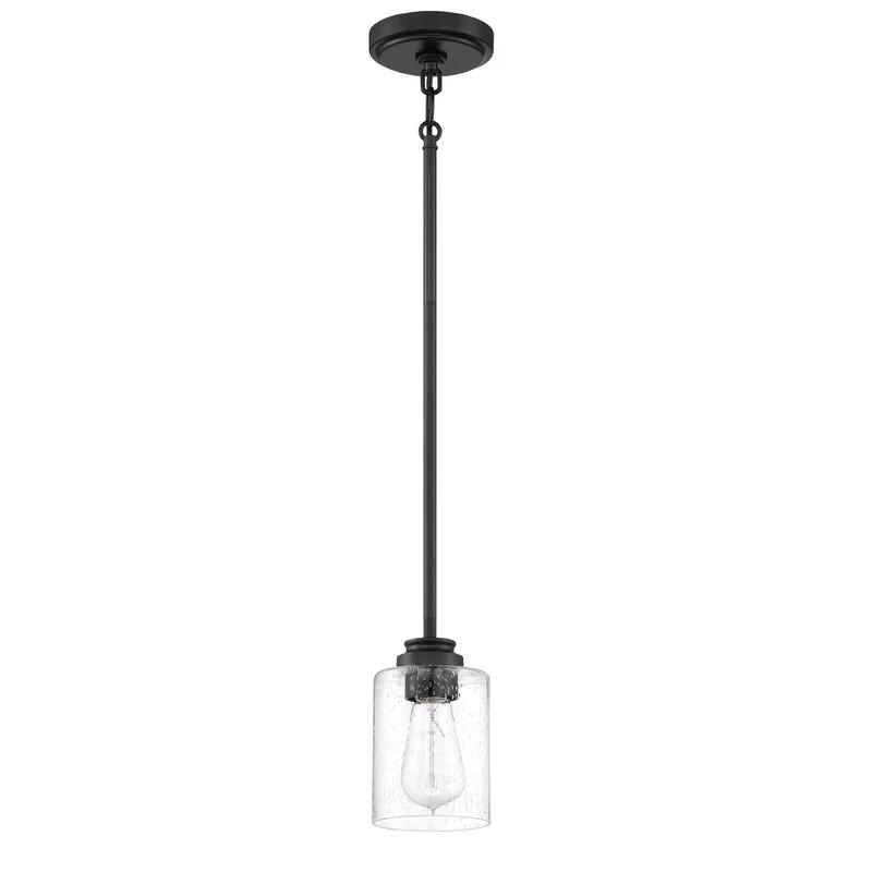 Elegant Mini Polished Nickel Pendant with Clear Glass Shade