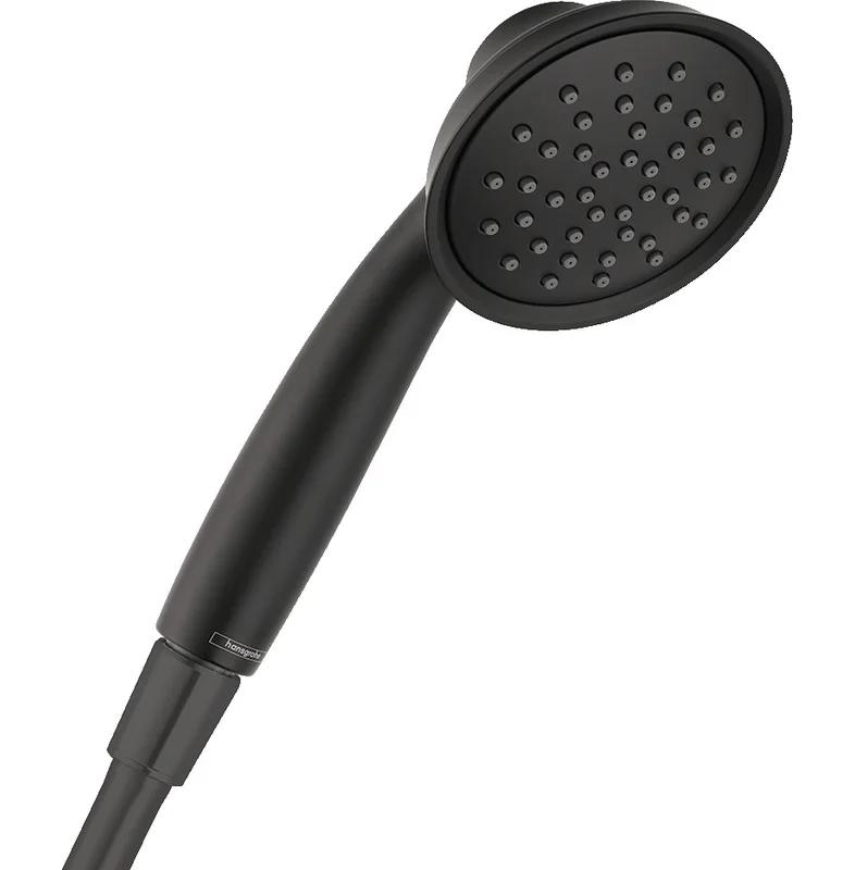 Joleena Matte Black 3.75" Handheld Shower Head with Pulse Feature