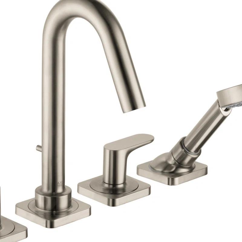 Citterio M 2 Handle Bathroom Roman Tub Faucet with Diverter