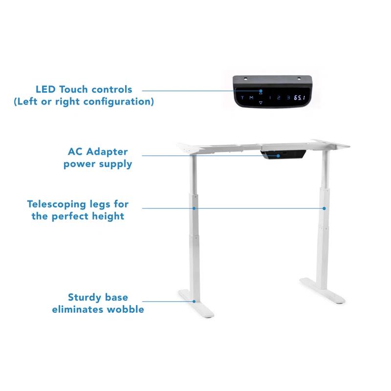 Dual Motor Telescopic Electric Sit-Stand Desk Frame