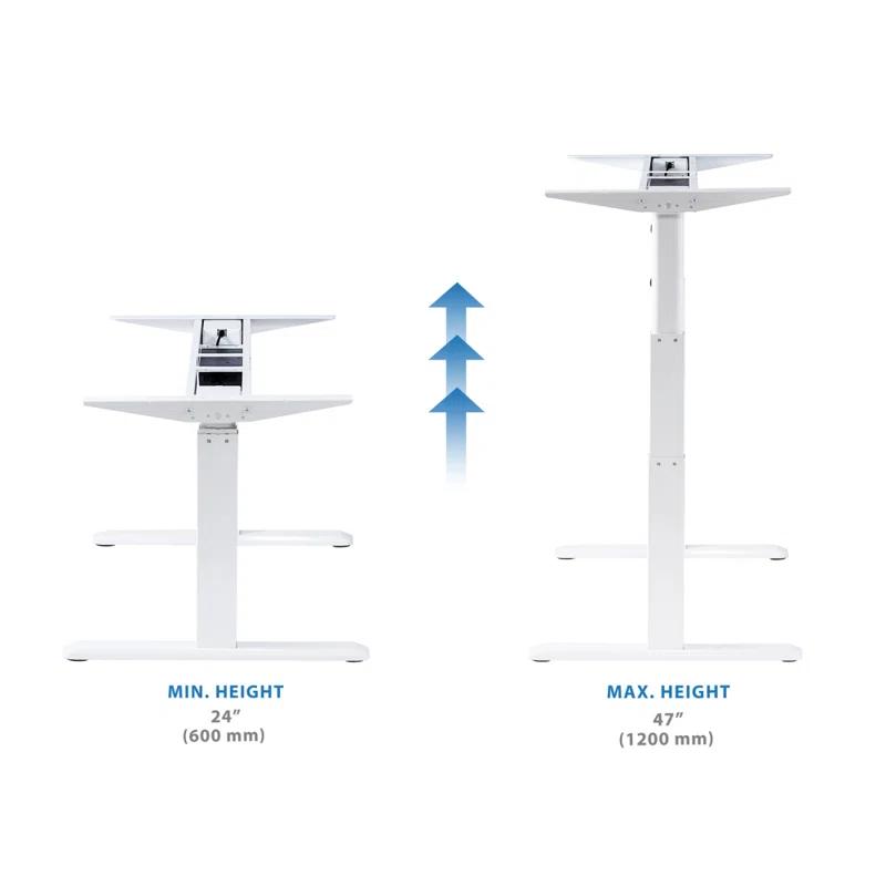 Mount-it Mount-It! Electric Standing Desk Frame, Motorized Sit Stand Desk Base with Programmable and Memory
