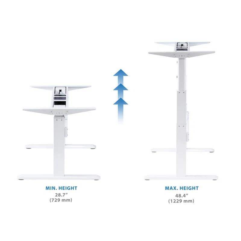 Mount-it Mount-It! Electric Standing Desk Frame, Motorized Sit Stand Desk Base with Programmable and Memory