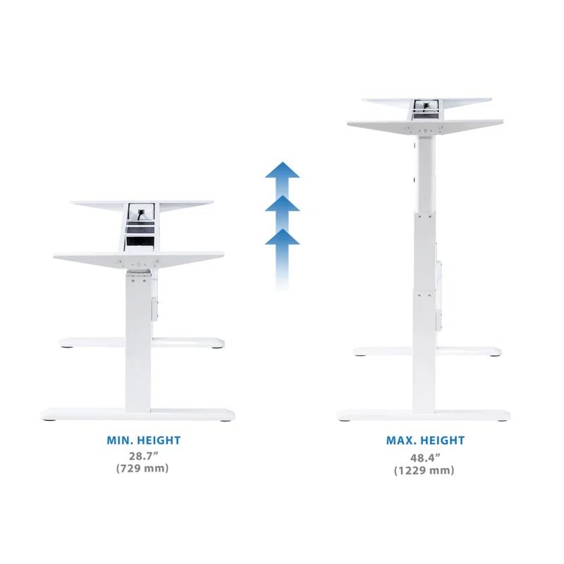 Dual Motor Telescopic Electric Sit-Stand Desk Frame