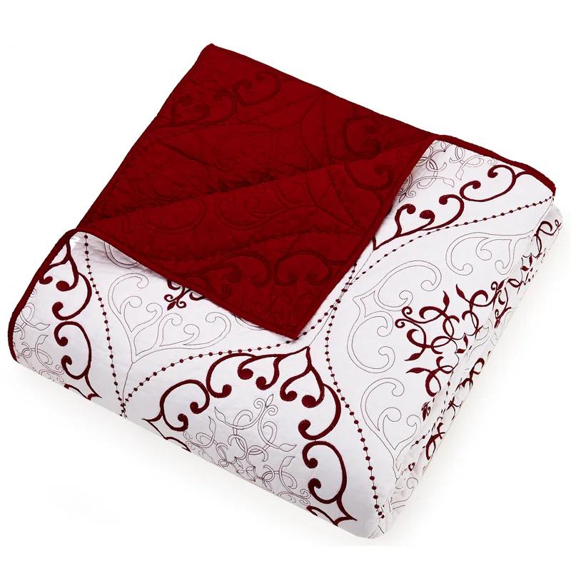 Modern Heirloom Chambers 3-Piece Embroidered Quilt Set
