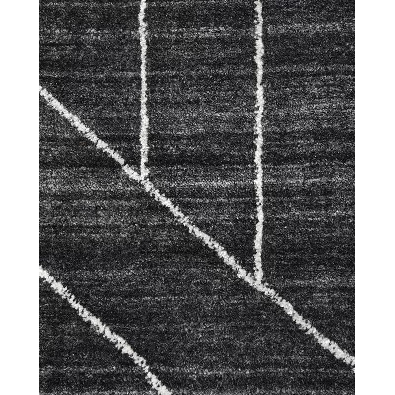 Elysian Gray Hand-Knotted Wool and Viscose 8' x 10' Area Rug