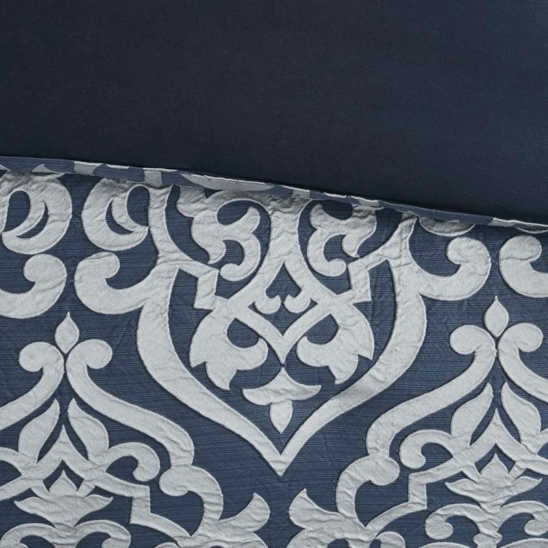 Madison Park Odette Jacquard 8 Piece Comforter Set