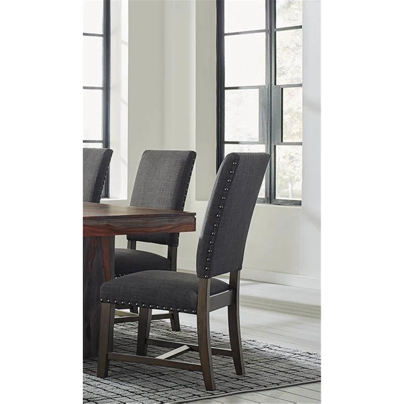 Red Barrel Studio® Milton 19.5'' H Upholstered Side Chair (Set of 2)