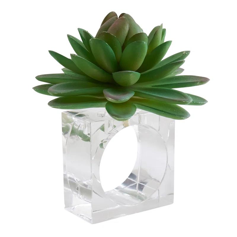 Saro Napkin Ring Collection Napkin Ring (Set of 4)