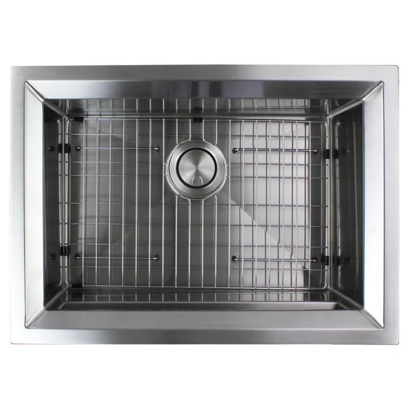 Studio 26'' L Undermount Single Bowl Stainless Steel Kitchen Sink